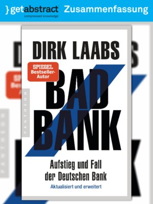 cover image of Bad Bank (Zusammenfassung)